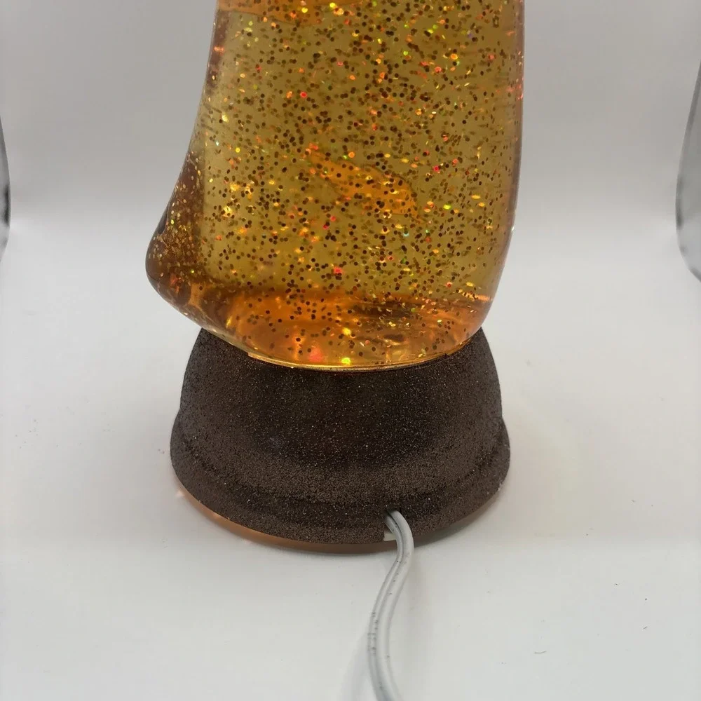 Cracker Barrel~Acylic Harvest Angel Glitter Lamp~13
